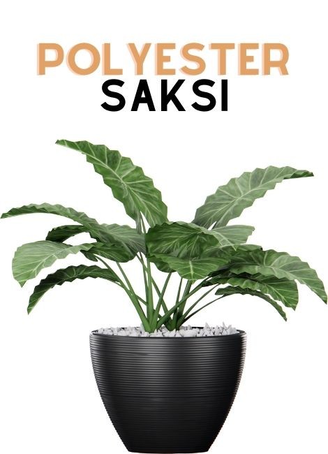 polyester saksı